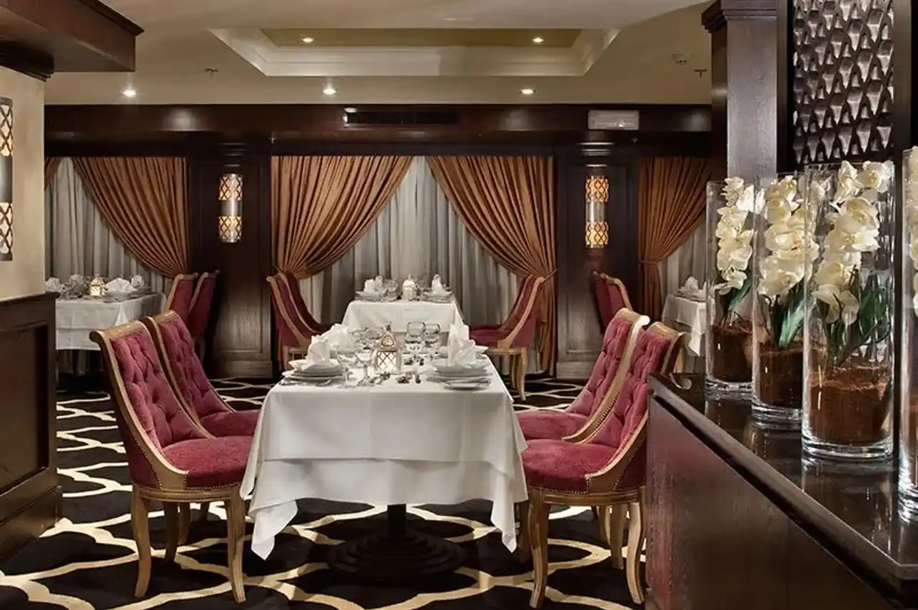 Restaurant aboard the Steigenberger Minerva Nile Cruise Nile cruise
